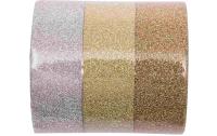 Rico Washi Tape Set Glitter, gold - silber