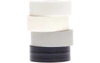 Rico Washi Tape Set, schwarz & weiss