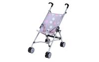 Puppenbuggy Sim star grey pink