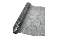 Dameco Dekostoff Organza Sterne, Silber