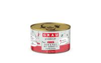 Grau Cat Kitten Rind + Pute + Karotte 200g