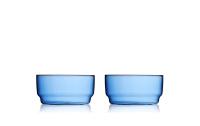 Lyngby Glaschale Torino 12 cm 2 Stk. Blue