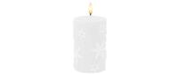 Dameco LED Kerze Schneeflocke 7.5x12.5cm