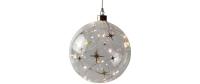 Dameco LED Glas Kugel Stern 15cm