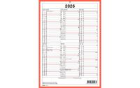 Simplex Wandkalender 2026 ohne Namenstage
