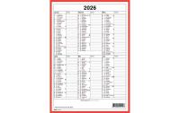 Simplex Wandkalender 2026 Namenstagen