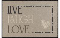 Salonlöwe Fussmatte Live Laugh Love