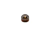Konstsmide LED Kerze graues Glas terracotta