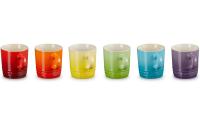 Le Creuset Becher 350ml 6er Set regenbogen
