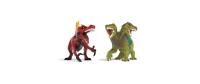 Schleich Feuersaurier vs. Dschungelechse