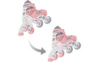 Globber Inline Skate 2 in 1 Pastel pink