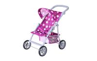Puppenbuggy Liba star dark pink