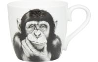 Könitz Bone China Becher Denkender Affe