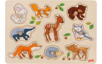 Goki Steckpuzzle Waldtiere