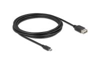Delock USB2.0 Kabel EASY USB A-MicroB, 3.0m