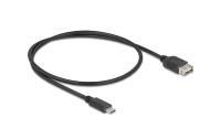 Delock USB2.0 Kabel EASY USB C-A, 0.5m