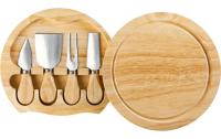 Ibili Käsebrett-Set Holz 21 cm