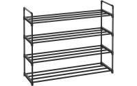 Songmics Schuhgestell, 4 Ablagen