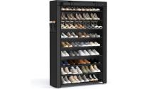 Songmics Schuhgestell, 8 verstellb.Ablagen