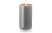 balthasar LED Kerze Novita mittel silber
