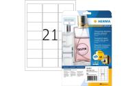 Herma Transparente FolienEtiketten 63x38mm