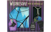 Wednesday - Socken & Schlüsselanhänger Set