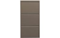 Kare Schuhschrank Caruso 3er, Taupe