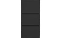 Kare Schuhschrank Caruso 3er, Schwarz