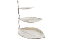 Kare Etagere Leaf Silber