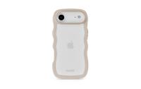 Holdit Wavy Case Beige/Transparent