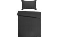 Flair Bettwäsche-Set Seersucker Anthrazit