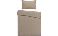 Flair Bettwäsche-Set Seersucker Taupe