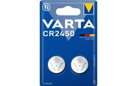 VARTA Knopfzelle CR2450, 3V, 2 Stk.