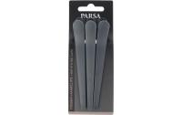 PARSA Frisier-Haarclips, grau