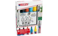 edding e-385 Flipchartmarker Set E-6
