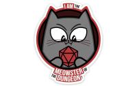 Meowster of the Dungeon Sticker
