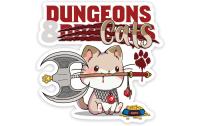 Dungeons and Cats Sticker