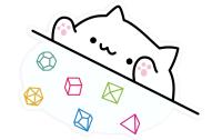Bongo Dice Cat Sticker