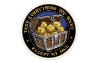 Except My Dice Sticker