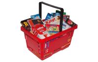 Supermarkt-Korb gefüllt