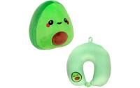 2in1 Plüsch & Reisekissen Avocado