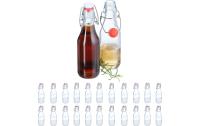 relaxdays Einmachflasche mit Bügelv.