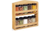 relaxdays Gewürzregal 10 Gläser