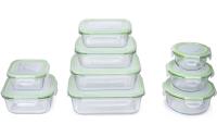 Alpina Vorratsdosen aus Glas, 18 Stück