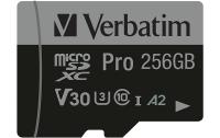 Verbatim Card Pro U3 SDXC Card C10 256GB