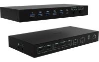i-tec USB-C KVM Docking station für 3 Hosts