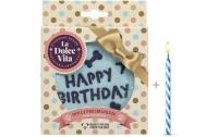 Leopet Happy Birthday Hundekuchen blau