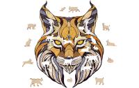 Holzpuzzle Luchs