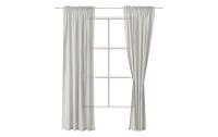 URBANARA Vorhang Hellgrau 2er Set 140x245cm