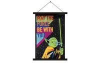 Mini Crystal Art Scroll Kit Yoda 20x30cm